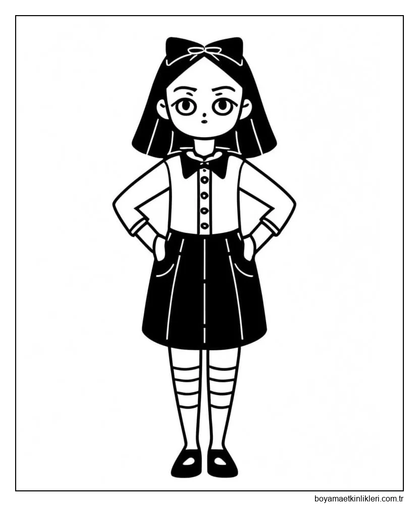 Wednesday Addams kucuk