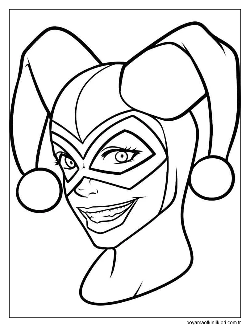 Yazdırılabilir Bedava Harley Quinn