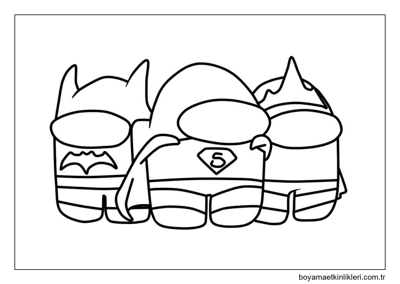 Among Us Süper Kahramanlar