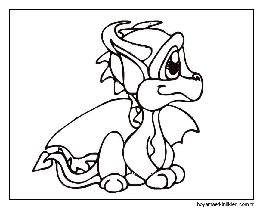 Bebek Ejderha Oturuyor