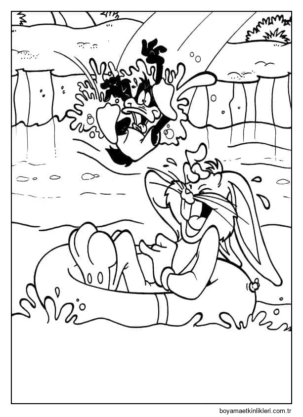 Bugs Bunny gülüyor