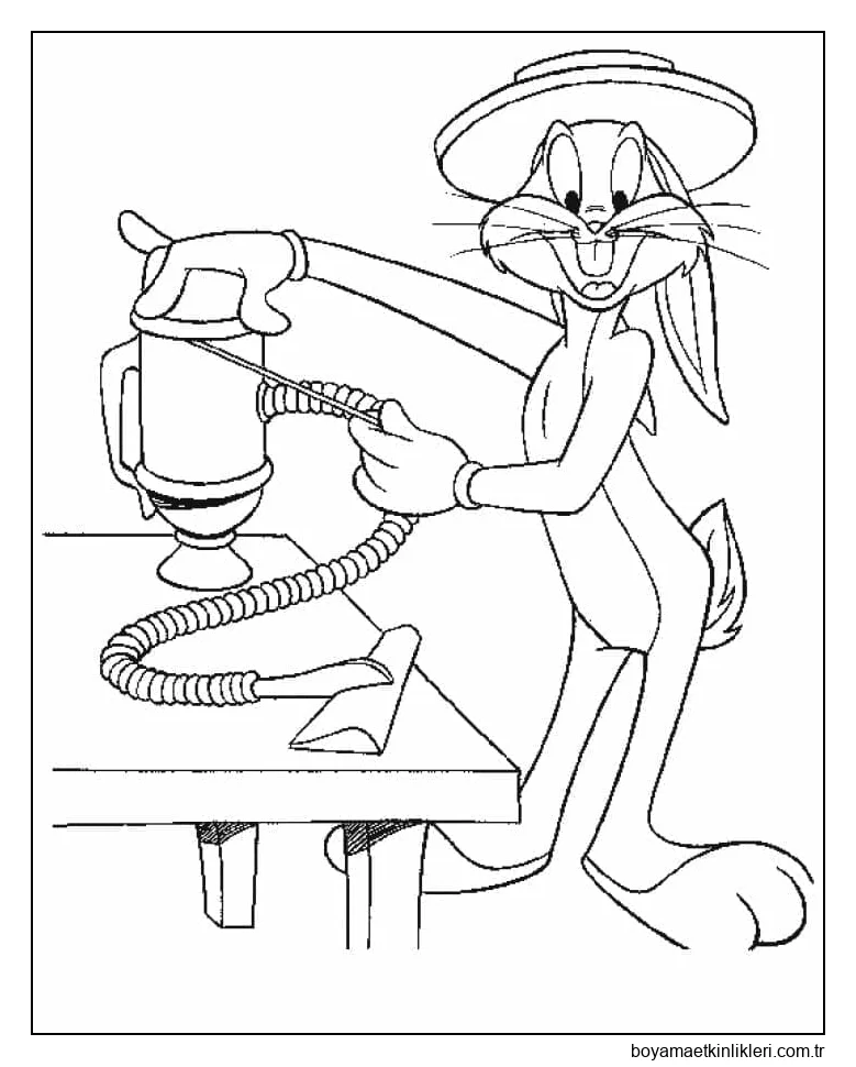 Bugs Bunny temizlik masası