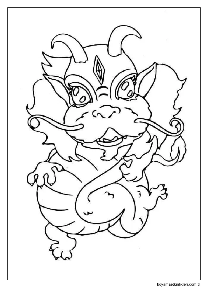 Çin Ejderhası Çizimi