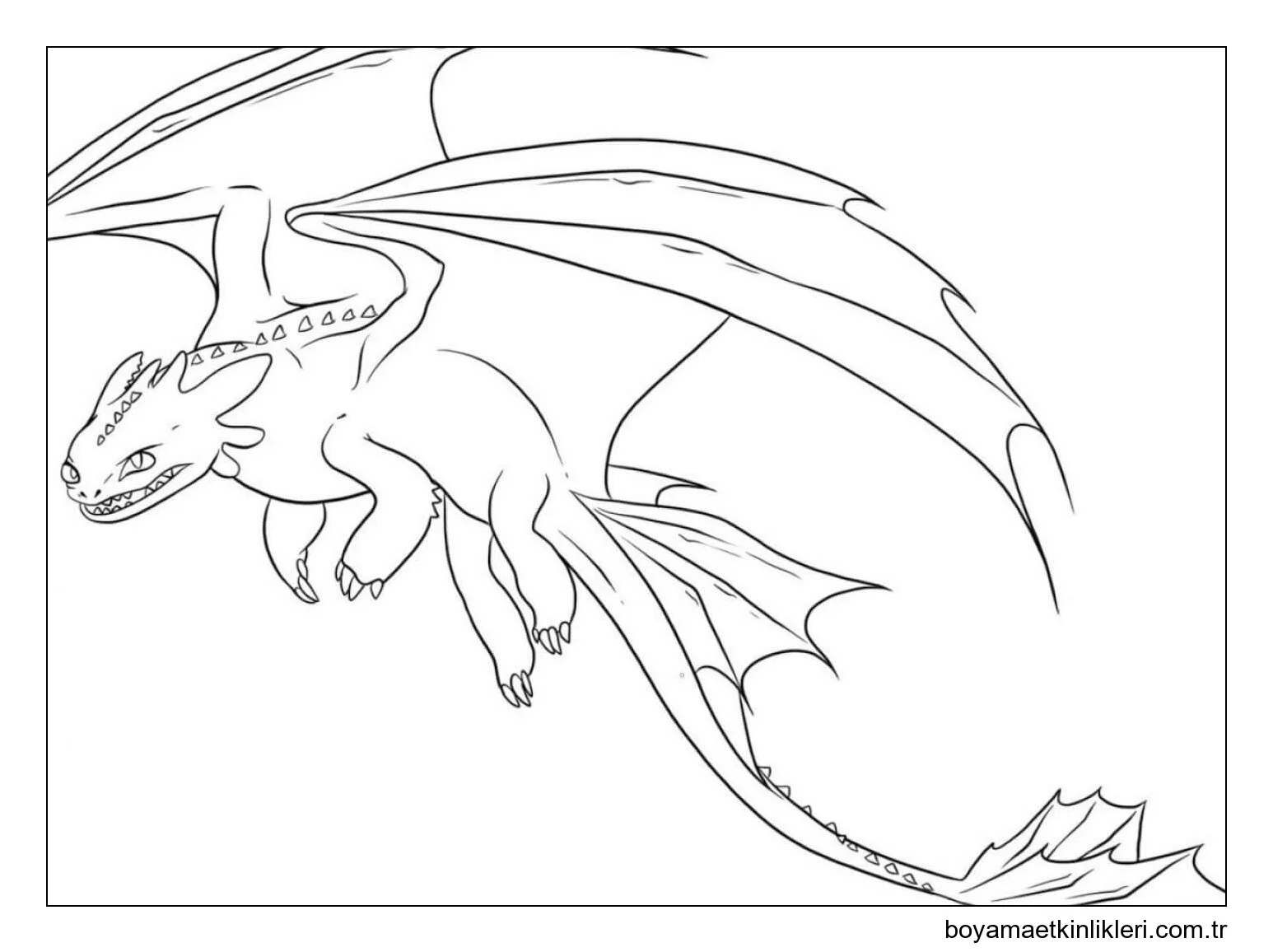 Çizgi Film Ejderha Uçan