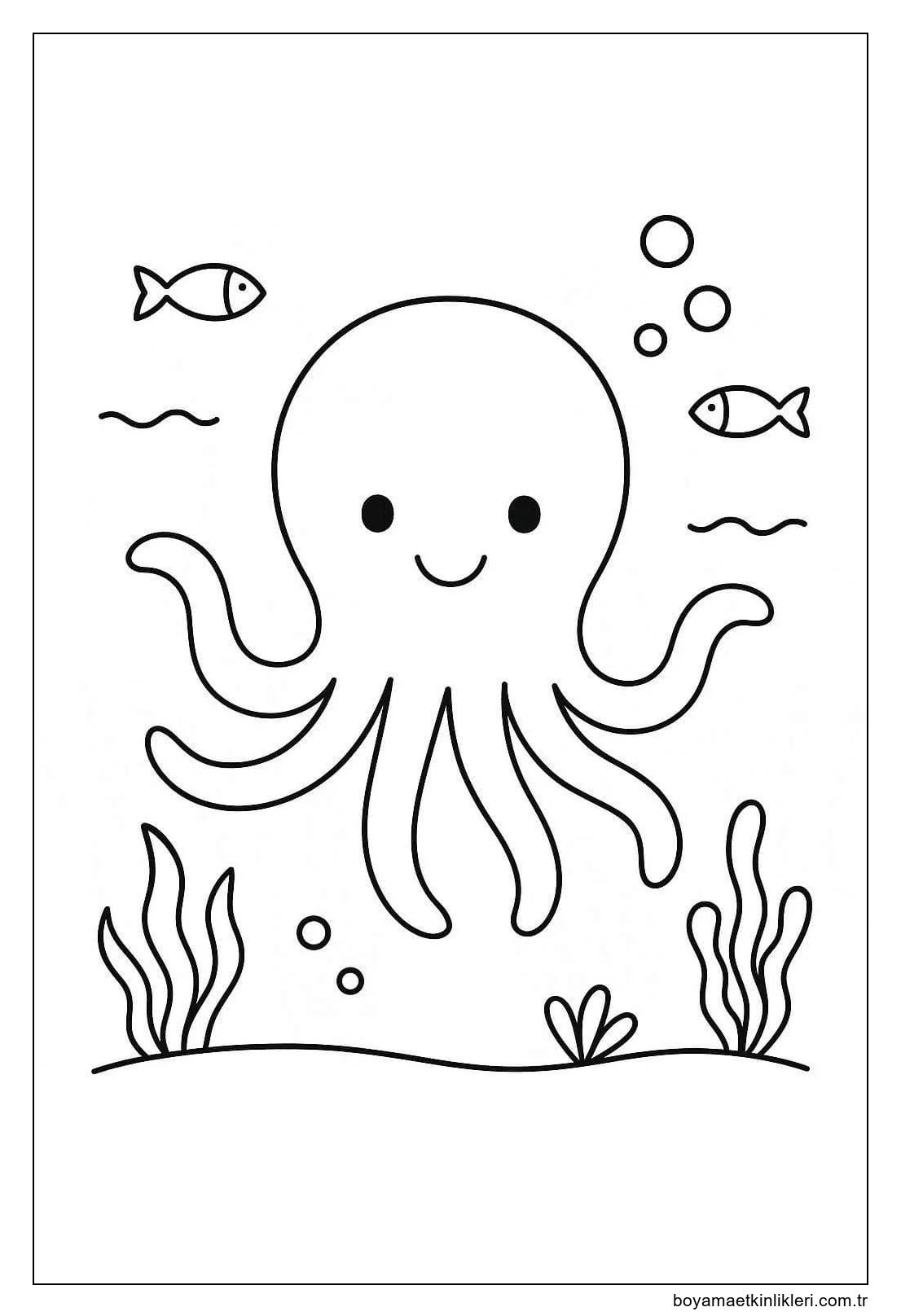 Çizmek Ahtapot 6