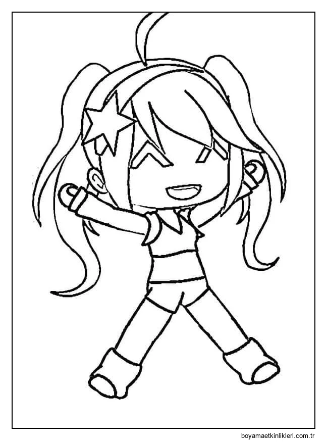 Gacha Life mutlu kızı