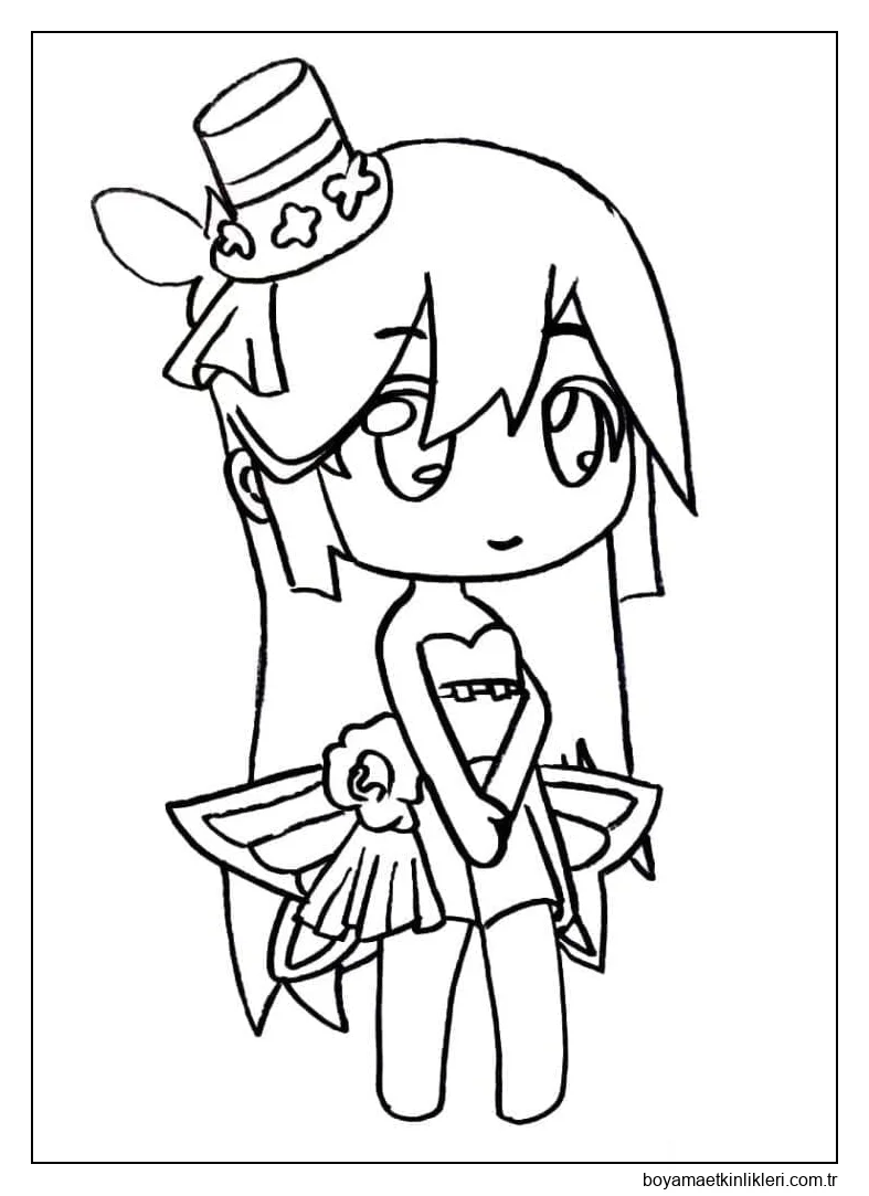 Gacha Life'taki sevimli kız