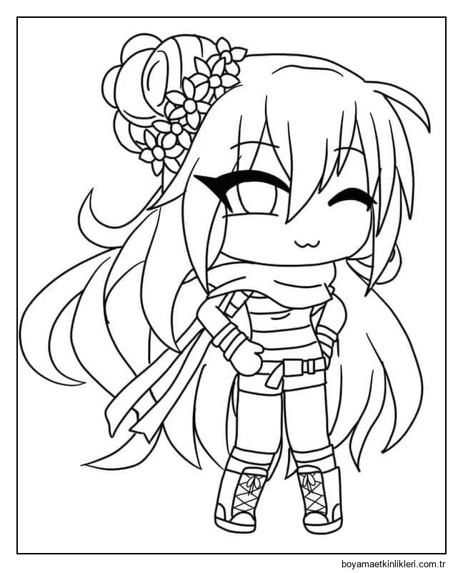 Gacha Life'tan güzel kız resmi