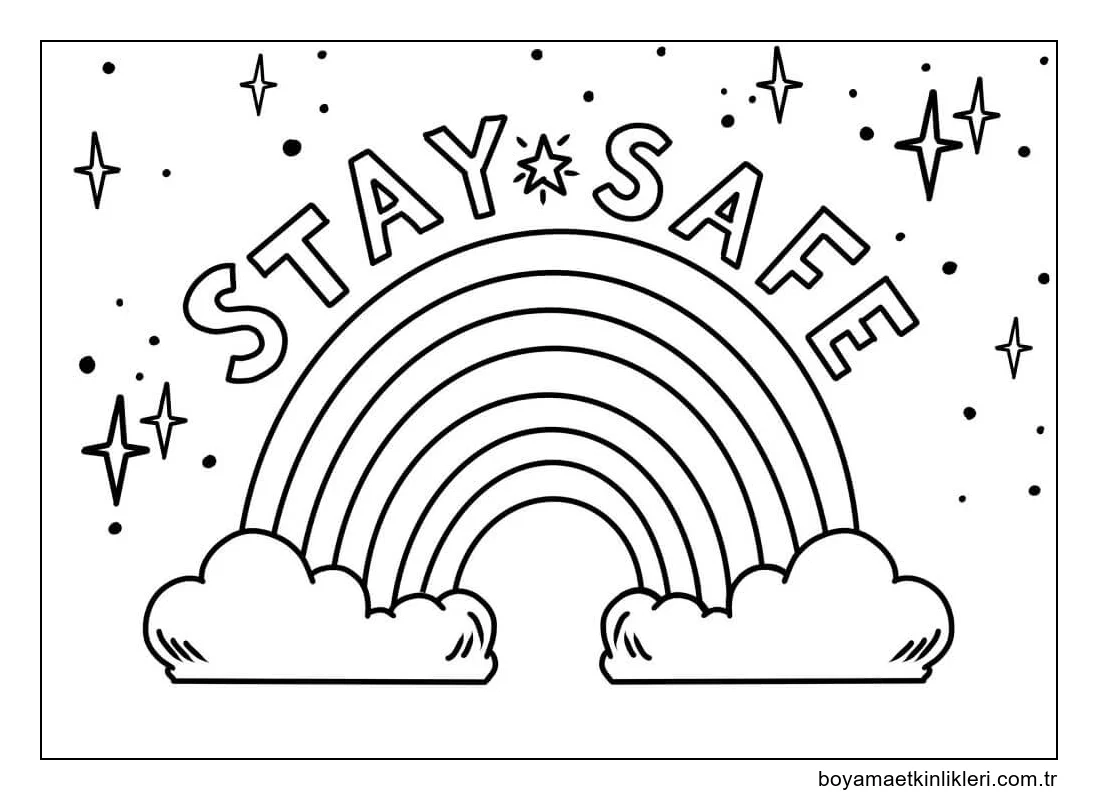 Güvende Kalın Gökkuşağı