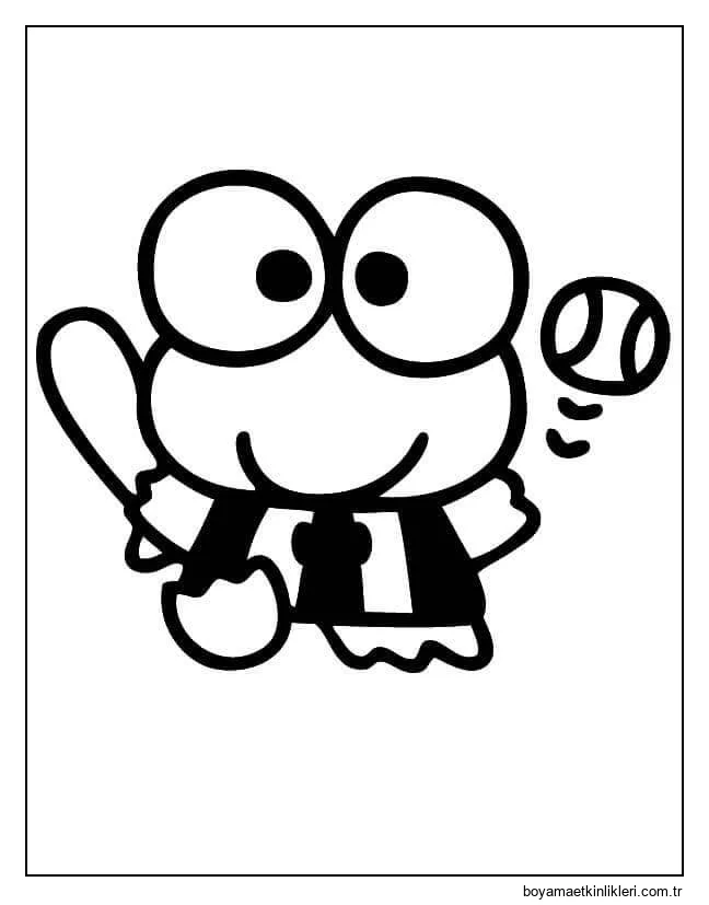 Keroppi'yi basit çiz