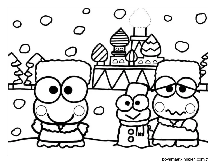 Keroppi'yi çok sevimli