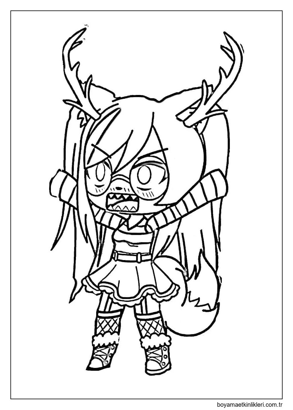 Kızgın kız Gacha Life