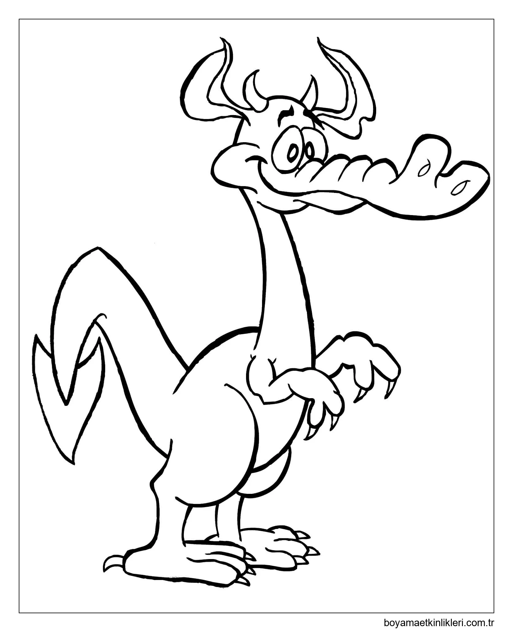 Komik Karikatür Ejderha