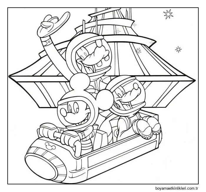 Mickey ve Arkadaşları Uzayda