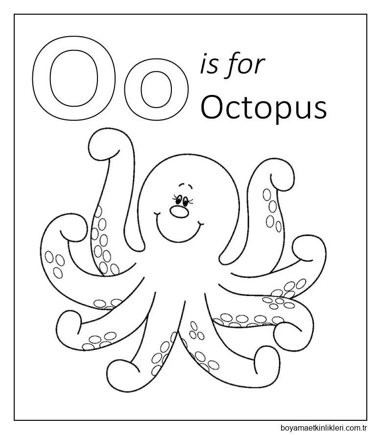 O Harfi Ahtapot Içindir