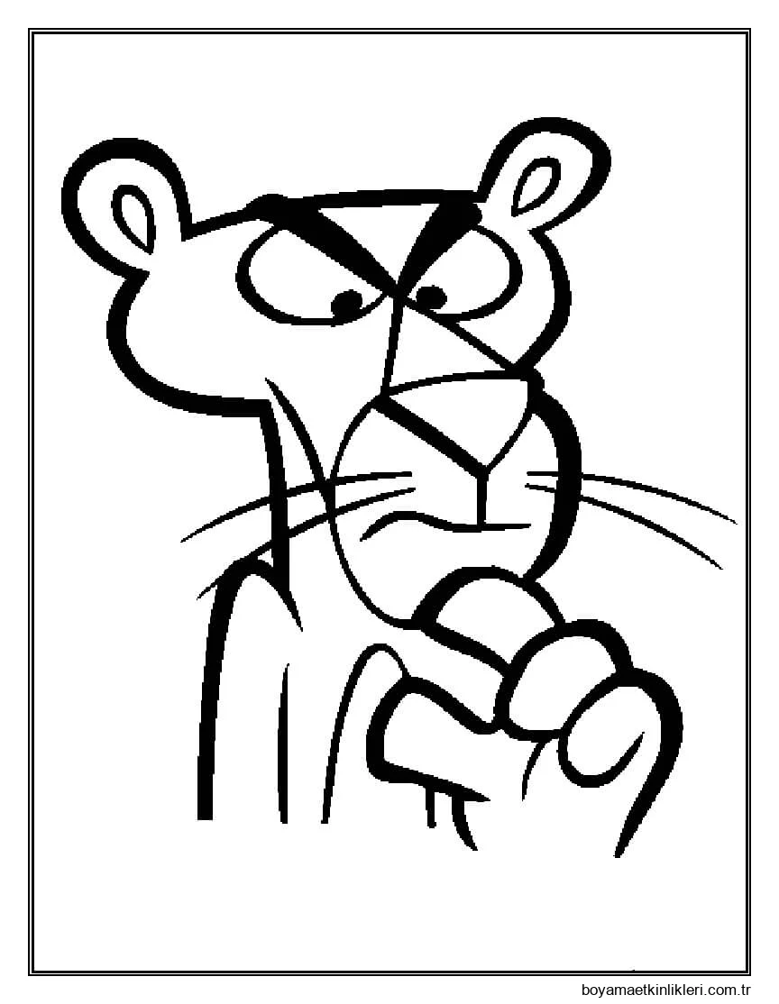 Pembe Panter Düşünme Portresi