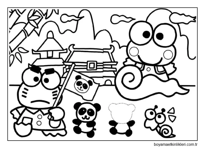 Resim Keroppi baskısı