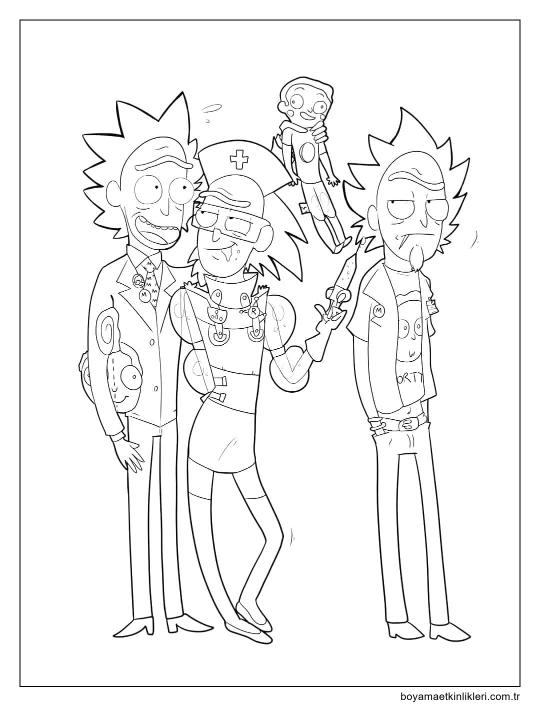 Rick ve Morty Sayfası Ücretsiz Sad