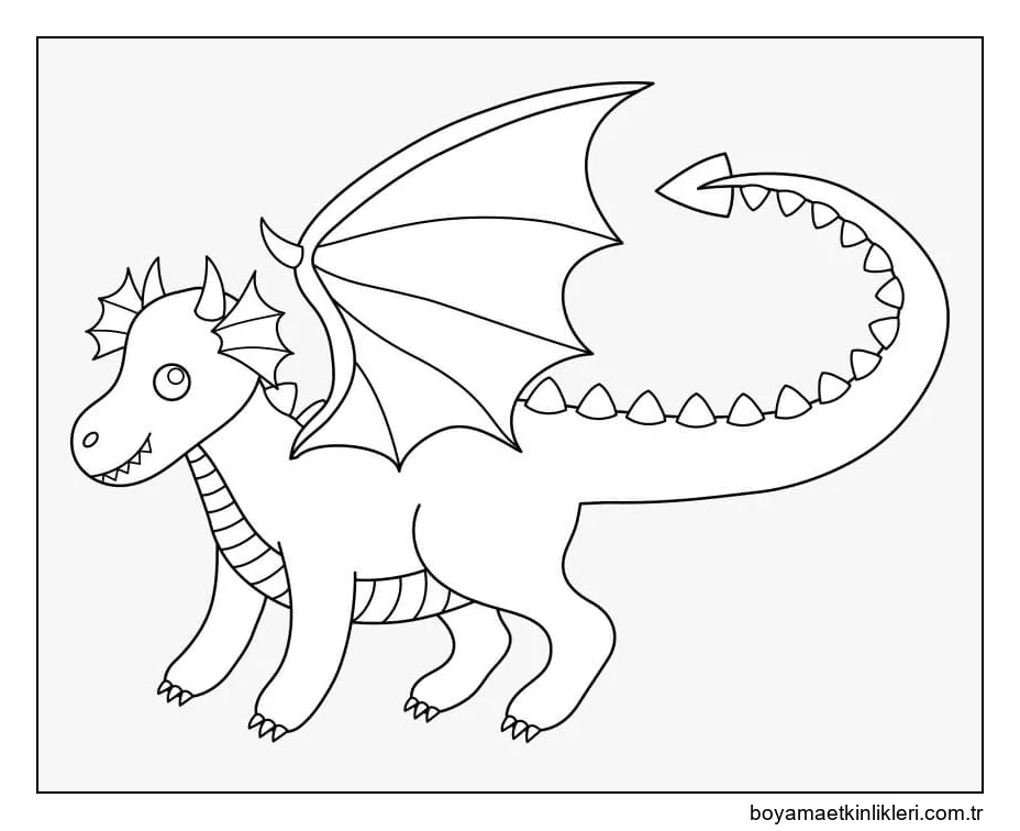 Sevimli Çizgi Ejderha