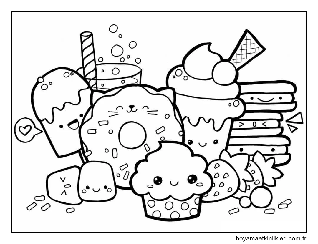 Temel Gıdalar Kawaii