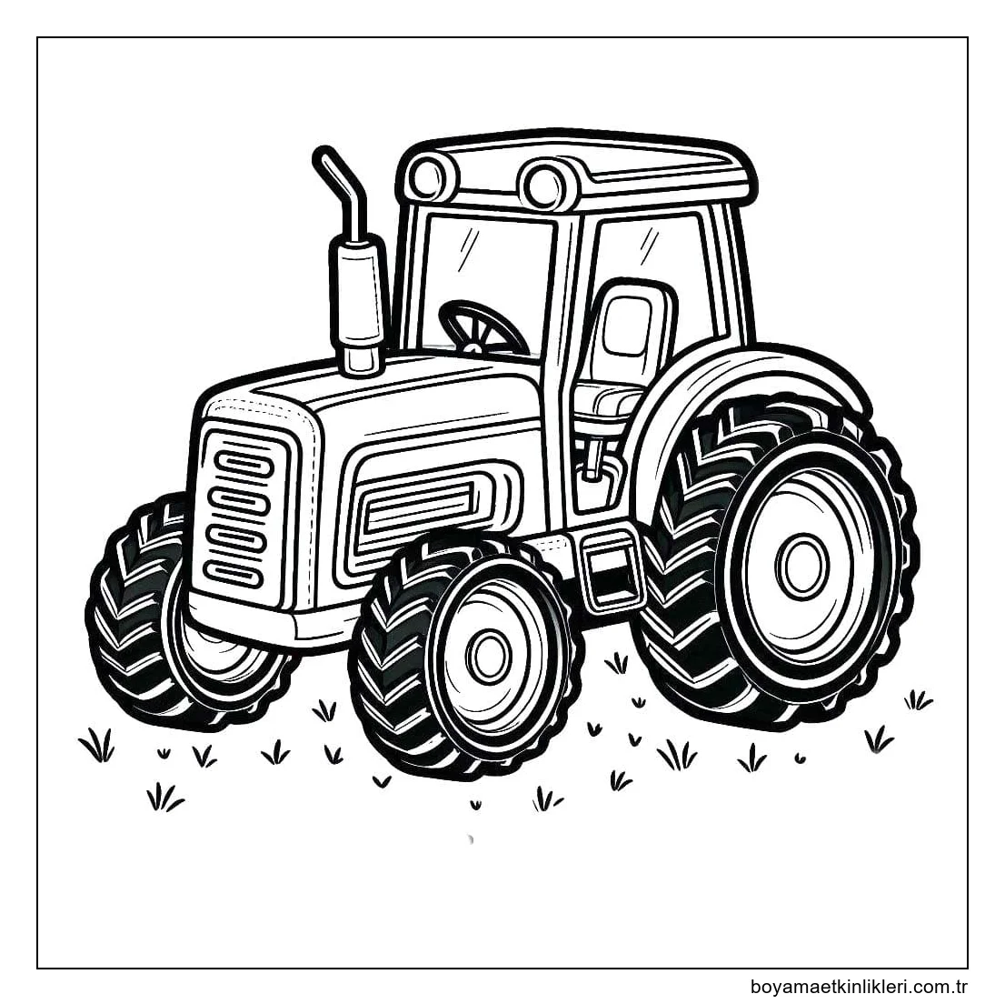 Traktör çizimi temel
