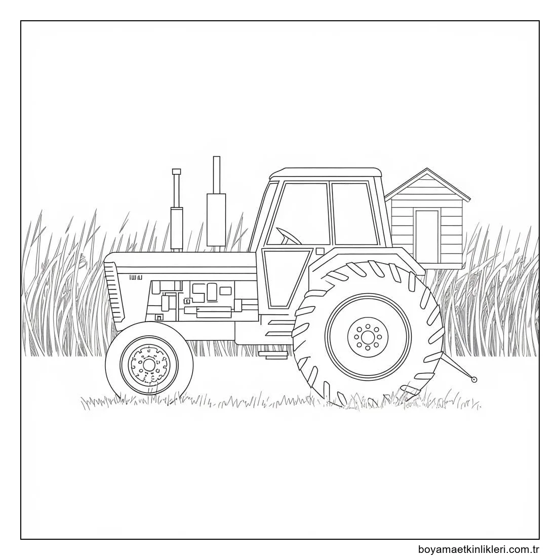 Traktör çok güzel çiz