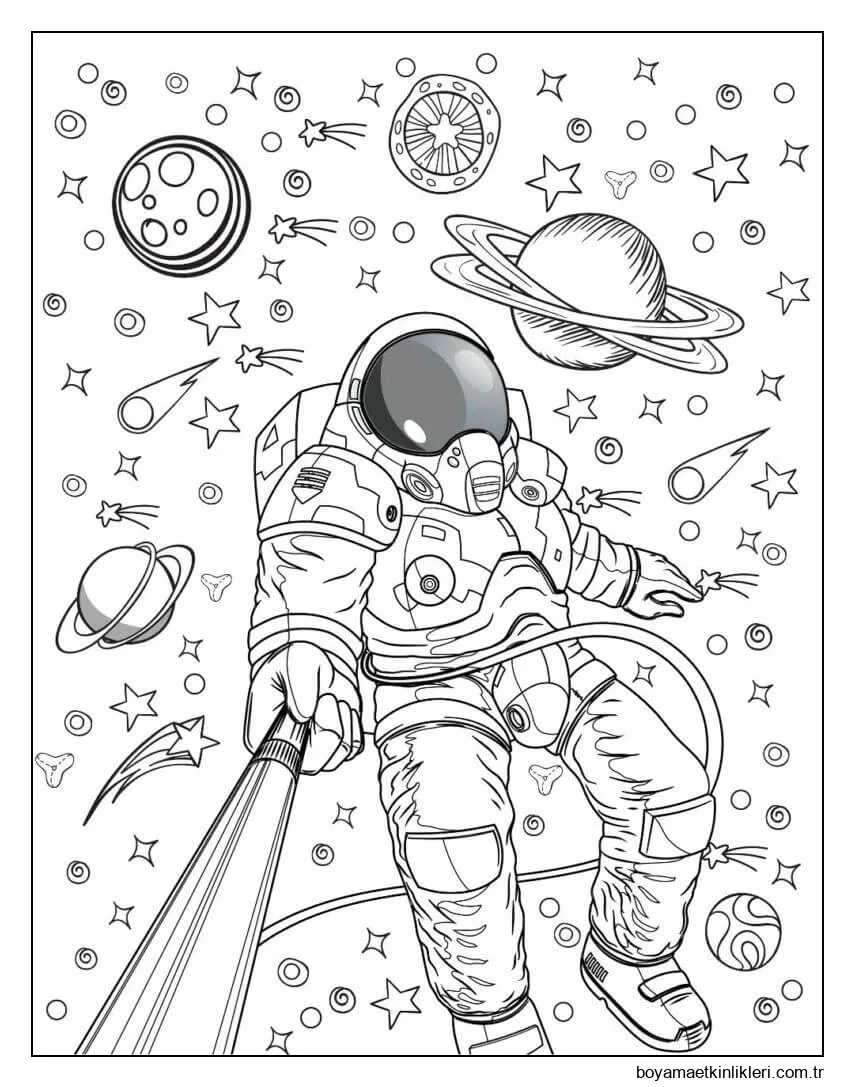 Uzayda Serin Astronot