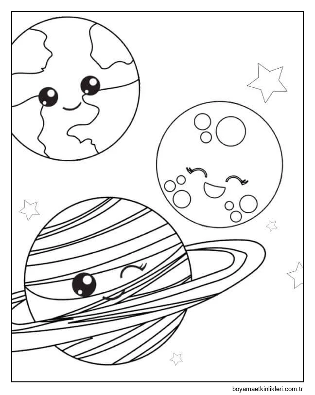 Uzayda Üç Çizgi Film Gezegeni