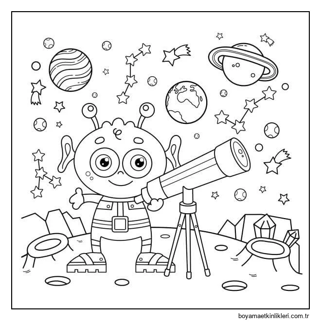 Uzaylı Görünümlü Uzay