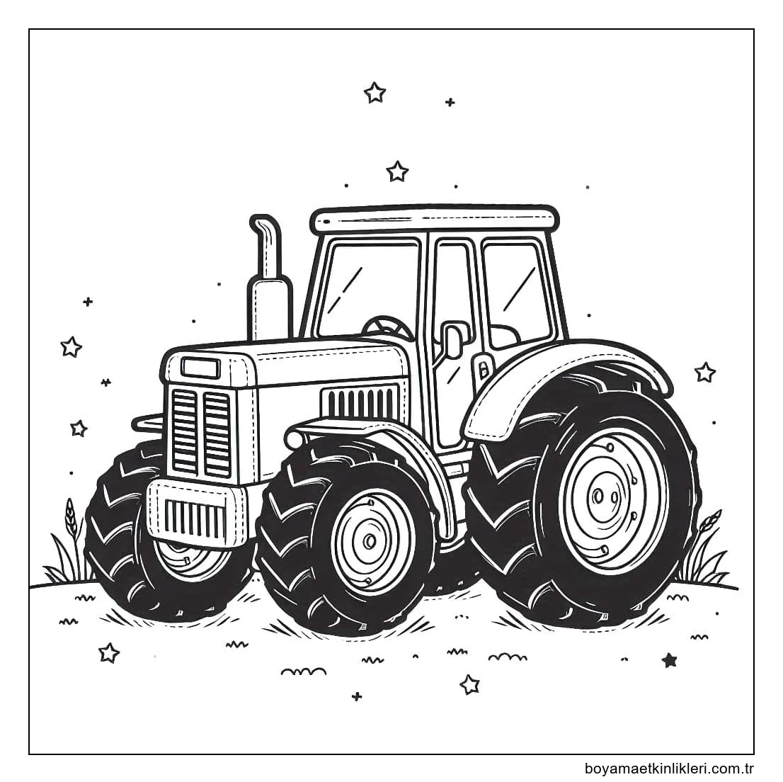 Yazdırılabilir Çekme Traktör