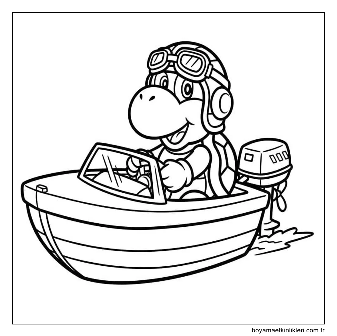 Yazdırılabilir Koopa Troopa Çizim