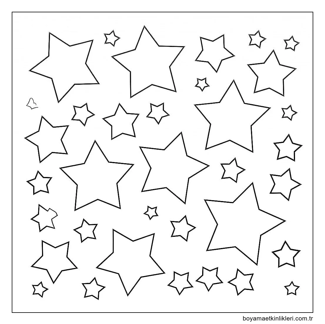 Yıldız çiz çocuklar