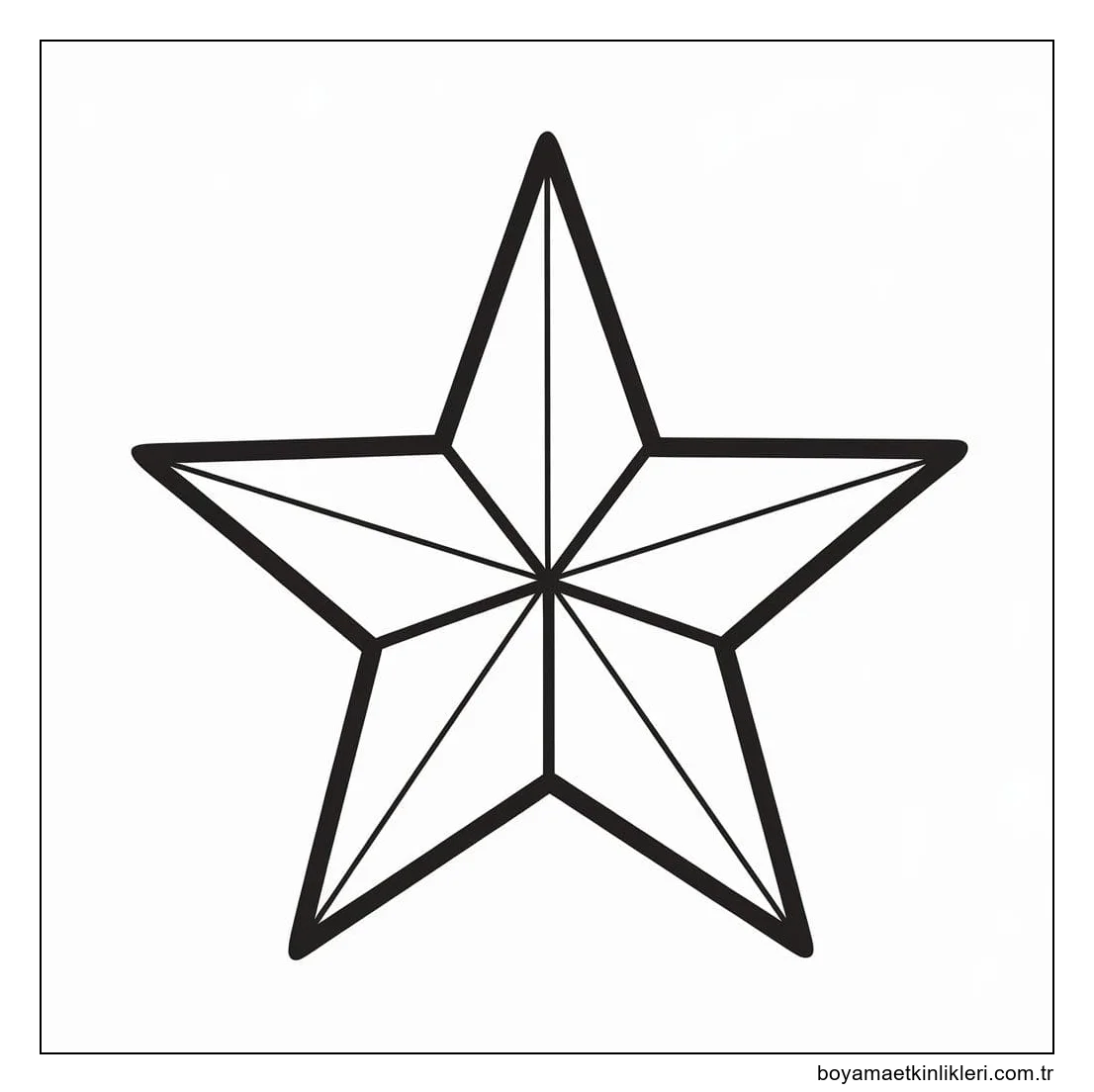 Yıldız çiz yazdırılabilir